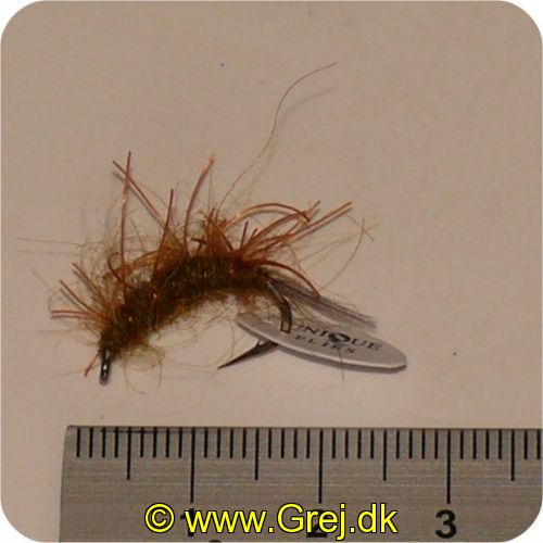 FL00741 - Seatrout UV Flies - Gammarus UV - Str. 08 -  Gråbrun