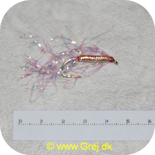 FL11226 - Unique Flies - Juletræet - Sølv med rød hoved