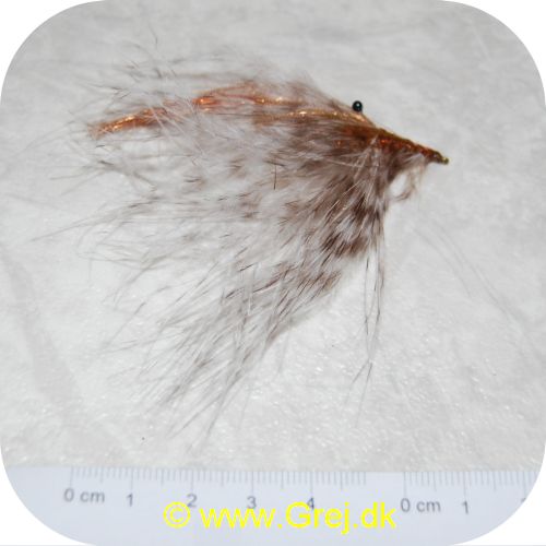 FL11239 - Seatrout Organza Shimp - 7 cm lang - Brunlig