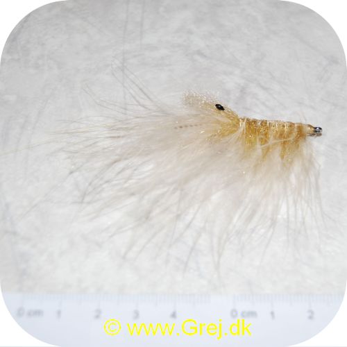 FL11250 - Seatrout Pattegris Tan # 4 - 7 cm lang - Lys brunlig