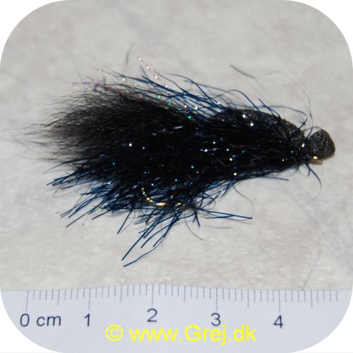 FL11263 - Seatrout Skumfidusen - 5 cm lang - Sort nistret