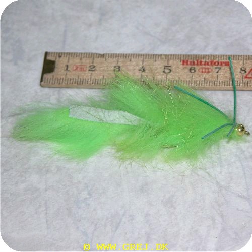 FL21022 - Vådflue Type: Brass Hare Farve: Chartreuse Grøn Size 6