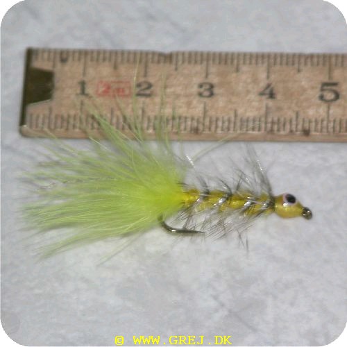 FL22024 - Vådflue Swim Bugger Fluo. gul