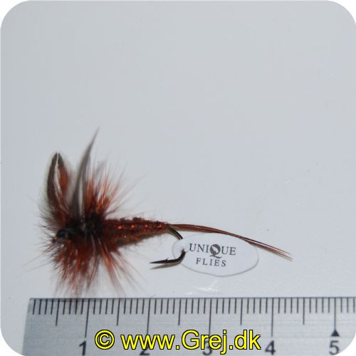 FL44013 - Unique Flies UF Rocken Dark Brown  - krogstr. 10 - Mørkbrun