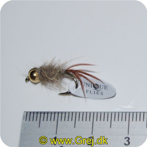 FL44031 - Unique Flies UF Hare Ears Glod Bead - krogstr. 10 - m/Guldhoved 