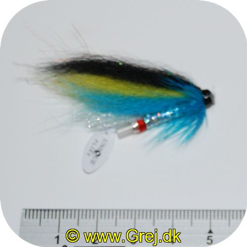 FL80021 - Modern Tube Flies - UF Den Namnlosa - Str. 1 - Sort/blå/gul