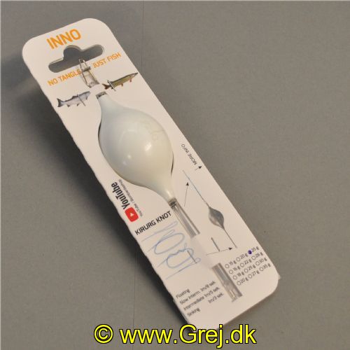 FLOAT0625G - Floating 25g hvid - Inno-Bombarda  er et dansk designet bombardaflåd - Giver mindre kludder og lange kast - Flådet har en integreret anti-kludder inno-stick forrest