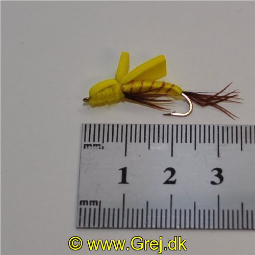 FLY0133 - Tørflue - Foam Emeger Yellow - Farve: Gul - Str. : 10