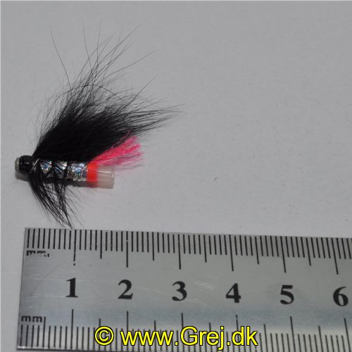 FLY1014 - Black&Silver pink tail 20mm<br>