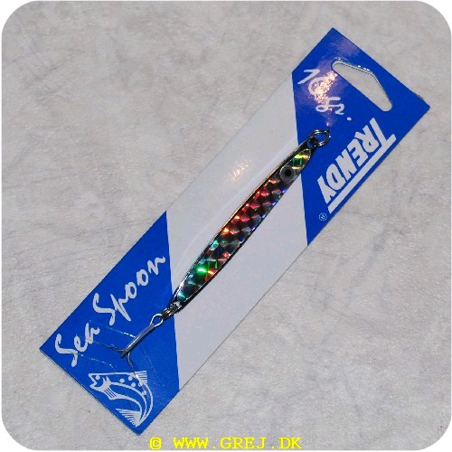 GS45010 - Trendy - Sea Spoon - 16 gram - Farve: Nickle/Silver Foil.<BR>Blinket der fanger.<BR>Anbefales til: Laks, Havørred, Hornfisk, Makrel, Torsk og Sej.