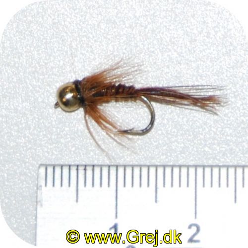 GU0015 - Enkeltkrog - Str. 10 - brun krop - goldhead - og brun hale - brun hackel 