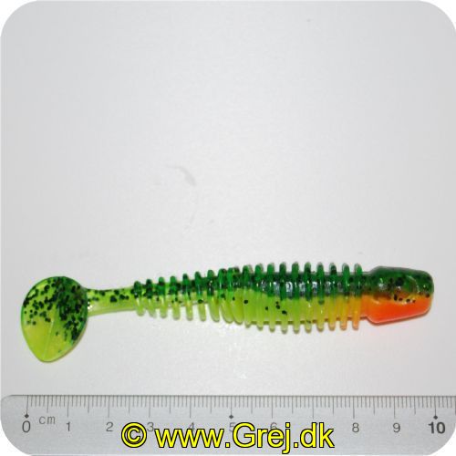 GUNKI404 - Gunki Jig hale V Max & Anis flavor. Halerne er 100mm - Farve : Hot Fire Tiger<BR>
Speciel god i mørkt vand