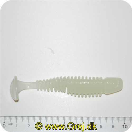 GUNKI406 - Gunki Jig hale V Max & Anis flavor. Halerne er 100mm - Farve : Glow White<BR>
Speciel god i mørkt vand