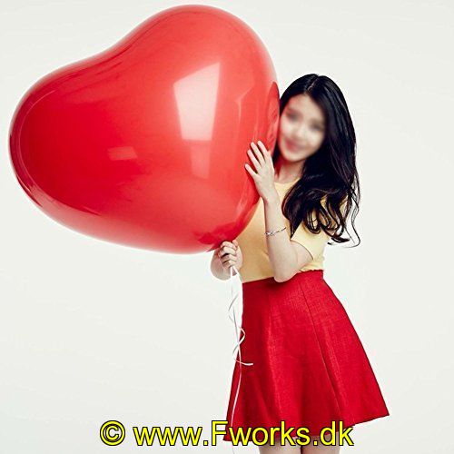HJER3601 - Giganttisk hjerte ballon (90 cm/ 36 tomme)