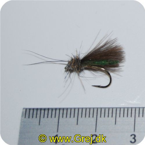 HMGF81 - HemingwaysTube Body Caddis Olive - Olive/brun