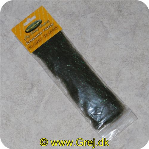 HMGSFFB10 - Disse fibre ligner Predator Blend. men er ca 30 cm lange og mixet med UV Ice Fibre. Bruges til vinger på Baitfish Fluer. eller som rygskjold på rejer. Pattegrise etc. Masser af materiale i pakkerne