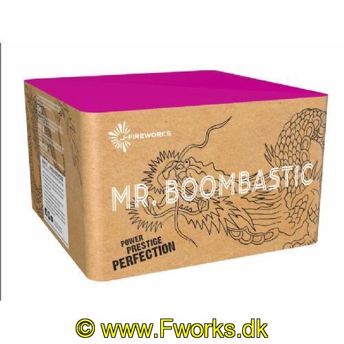 J4 - Batteri - MR. BOOMBASTIC - 40 multicolor salutter i høj hastighed
<BR>
Et hav af multicolor salutter opskydes enkeltvis og i salvoer. Elsker du brag lige til grænsen så er Mr. Boombastic det rigtige valg
<BR><BR>
NEM : 480g<BR>
Antal skud + type : 40-lodret<BR>
Rør diameter : 20mm
