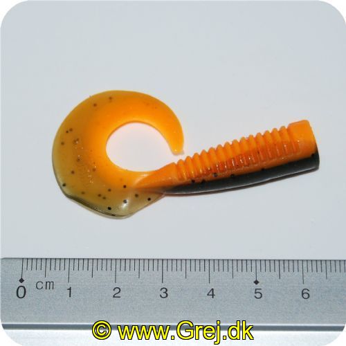 JIG75SO - Jig haler - En livlig Jig Hale. Halerne er 75 mm - Farve : Sort/Orange