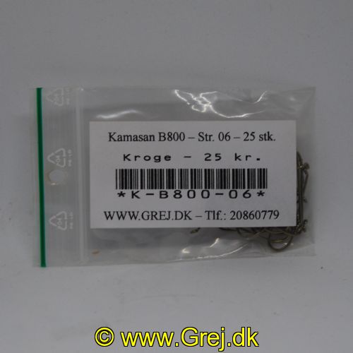 K-B800-06 - Kamasan B800 standart streamerkrog str. 6 pakket i pose med 25 stk.