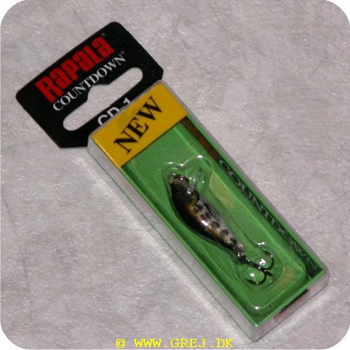 MD6416173095639 - Rapala Countdown Muddler - 2.5 cm - Synkende<BR>På trods af størrelsen anbefaler vi at den kun benyttes på dybt vand da den er synkende.