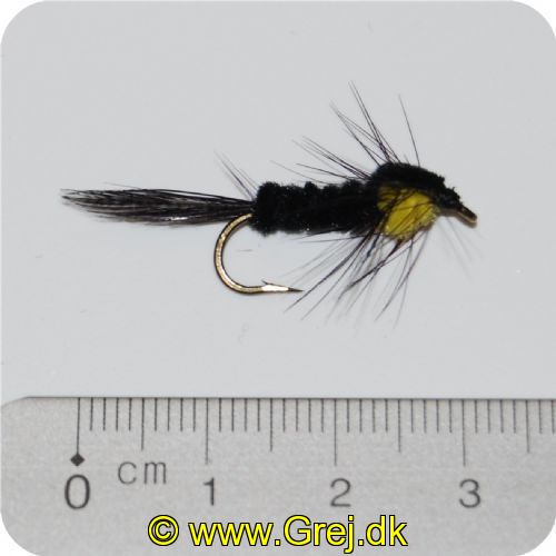 MS011 - Nymphs - Str. 8 - Sort/gul Montana crawlers