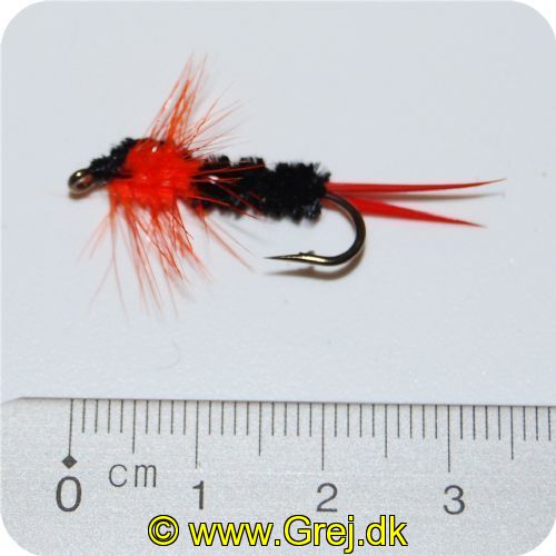 MS023 - Nymphs - Str. 8 - Sort/Orange Montana crawlers
