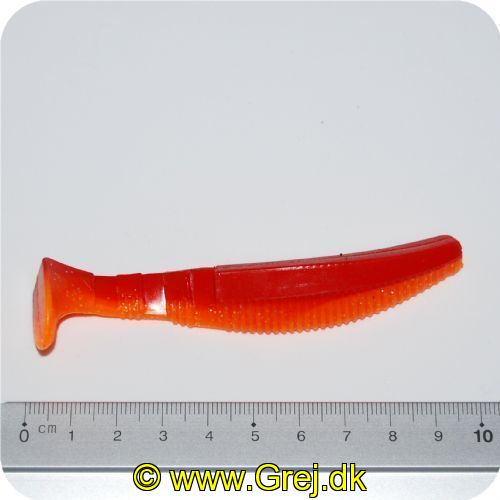 PJM04RDOR - Storm Pro Jointed Minnow Shad 10cm/8.8gram - Farve: Rød/Orange - Under langsom og hurtig indspinning arbejder halen lokkende med store udsving -