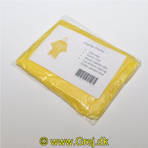 PONCHO - Engangs poncho - Gul