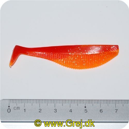 PS03RDOR - Storm Shad 7cm/2.8gram - Farve: Rød/orange - Under langsom og hurtig indspinning arbejder Duckfin halen lokkende med store udsving -