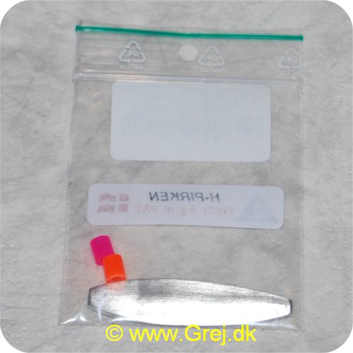 PTFB22UF05 - Gennemløber - Fladbuk - 5 gram - Slebne - Ufarvet (sølv)