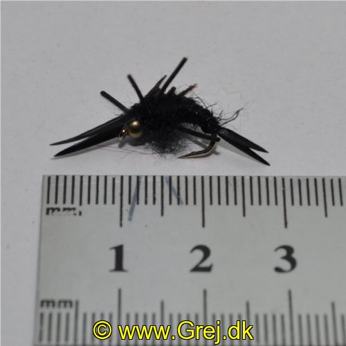 RIC0821 - Barbeless B/H Rubber leg Kaufmanns Stonefly - Str.12<br>
