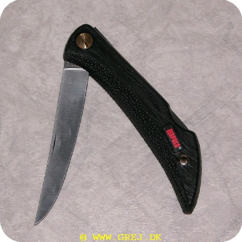 RP10 - Rapala foldekniv med en knivbladslængde på 10 cm.<BR>Sammenfoldet længde 13 cm.