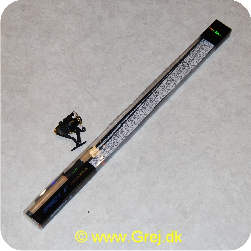 SAET09 - Fish logic SPEED II 6 fods spinnestang - Kastevægt: 3-15g# Aesthetic AA500FKuglelejer : 3# Rullelejer : 1# Gear Ratio : 5.1:1# Transportlængde: 98 cm