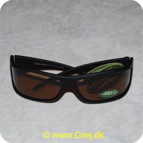 SFL1030 - Solano solbrille - Model FL1030 - Brun stel med glas der følger med rundt.