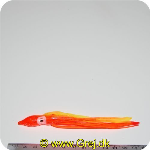 SR12-GO - Sprutte til feks pirke eller forfang - Gul/Orange  - Ca. 12 cm