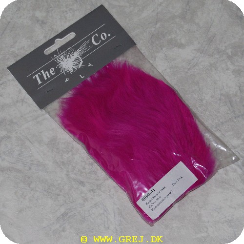 T009041 - Kanin Skindstykke - Farve: Fluo. Pink - Blød og god kvalitet - Kan bruges til alle typer fluer