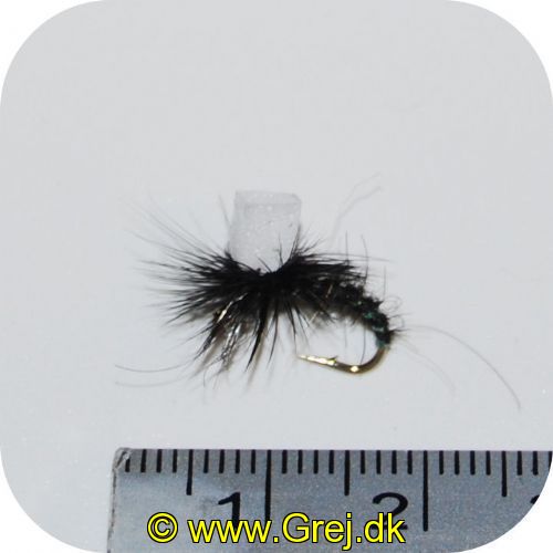 UF0104 - Enkeltkrog tørflue- Str. 8 - gummi ben grå krop . brun vinge . 