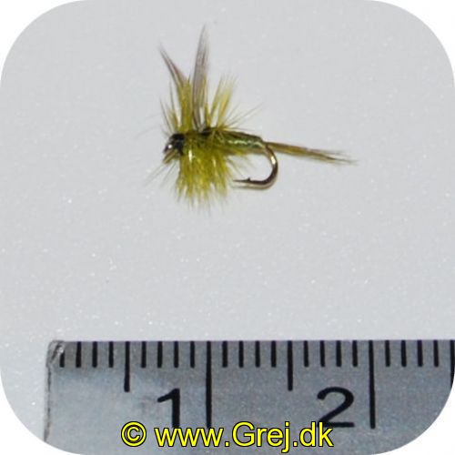 UF0111 - Enkeltkrog tørflue- Str. 18 - brun krop med brun vinge og brun hale og tungstens hovede 