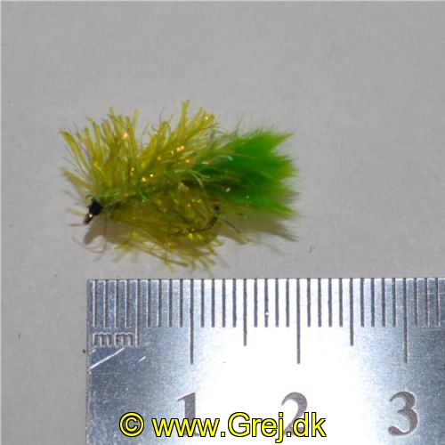UF0170 - Enkeltkrog - Str. 12 - Blobs Green - Flash gul krop med grøn hale.
(Se billede)