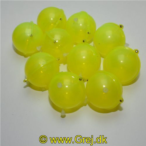 VANDK50FG - Danica - Fluo. Gul vandkugler - Antal i pakke: 10 stk. - Str. 50mm