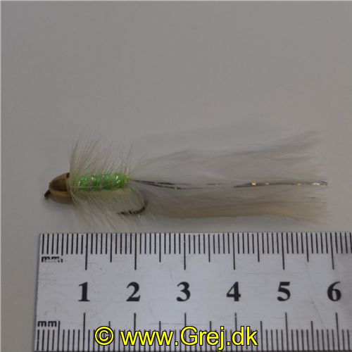 WS6510 - Long Shank - Ch Cat Whisker - Farve: Lysegrøn/Hvid - Str. : 10