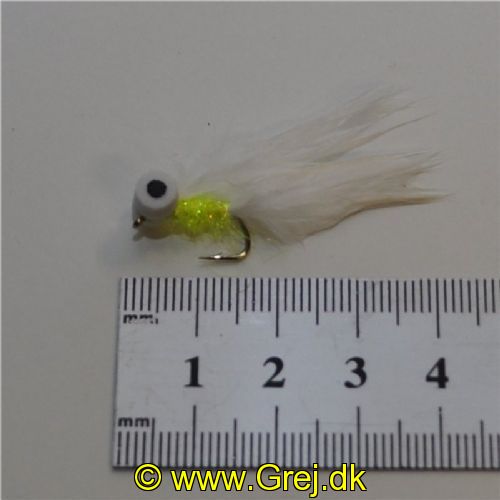 WSF031 - Dolly Foam - Farve: Chartreuse med hvid hale og skum øjn - Str. : 10